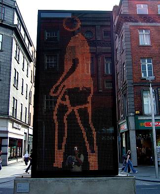 都柏林的LED艺术品 LED Artwork in Dublin，朱利安·奥皮
