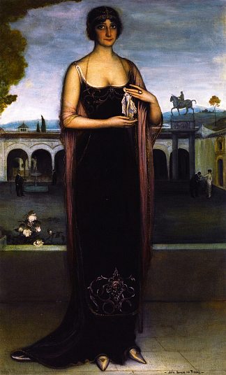 阿德拉·卡博恩，拉塔纳格拉 Adela Carbone, La Tanagra (1911)，胡利奥·罗梅罗·代·托里斯