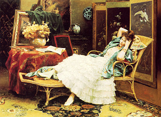 休息 Repose (1888)，朱利叶斯·勒布朗·斯图尔特