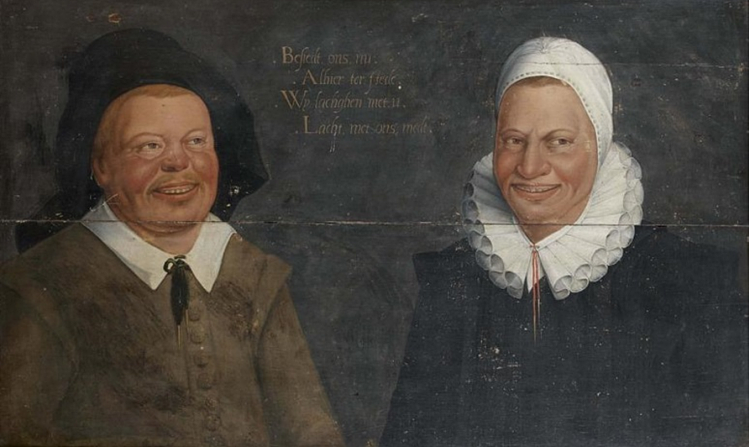 艺术家和他的妻子雷切尔·鲁伊施的自画像 Autoportrait de l'artiste et de sa femme Rachel Ruysch，尤瑞安·普尔