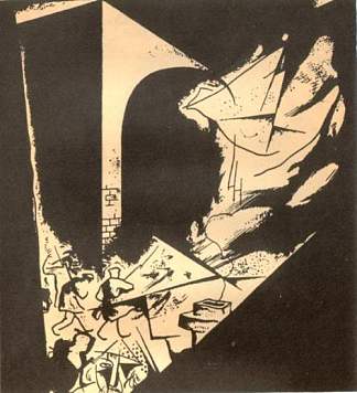 亚历山大·布洛克的诗《十二人》插图 Illustration to Aleksander Blok’s poem ‘The Twelve’ (1918)，尤里·安年科夫