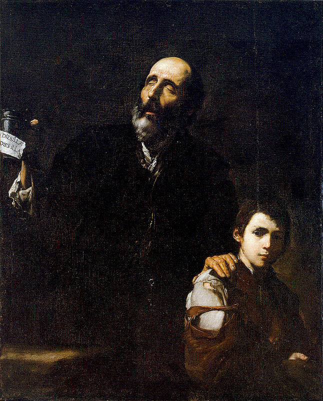瞎眼老乞丐 Blind Old Beggar (c.1632; Naples,Italy ),胡塞佩·德·里贝拉