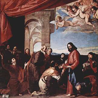 使徒共融 Communion of the Apostles (1651; Naples,Italy                     )，胡塞佩·德·里贝拉