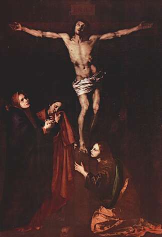 受难 Crucifixion (c.1620; Naples,Italy                     )，胡塞佩·德·里贝拉