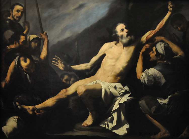 圣巴塞洛缪殉难 Martyrdom of St. Bartholomew，胡塞佩·德·里贝拉