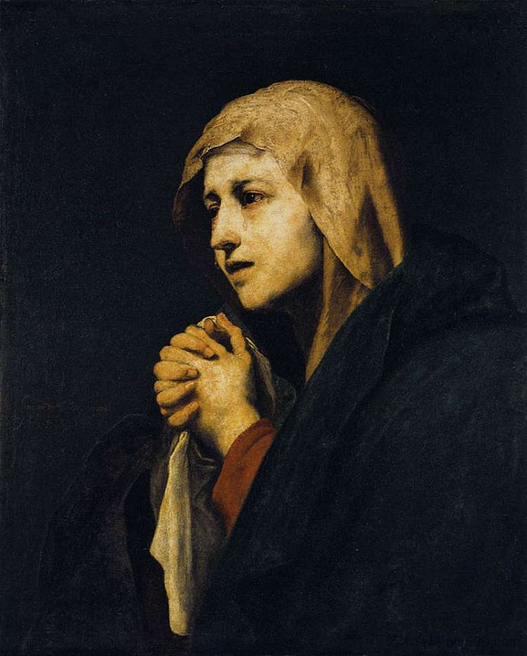 马特多洛罗萨 Mater Dolorosa (1638; Naples,Italy  )，胡塞佩·德·里贝拉