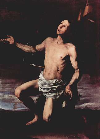 圣塞巴斯蒂安 St. Sebastian (c.1625; Naples,Italy                     )，胡塞佩·德·里贝拉