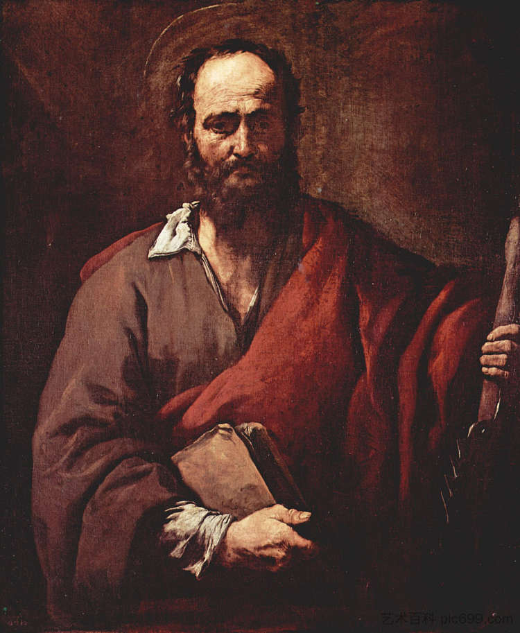 圣西蒙 St. Simon (c.1630; Naples,Italy  )，胡塞佩·德·里贝拉