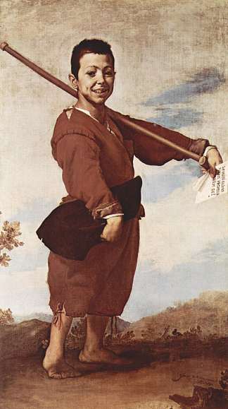 马蹄内翻足男孩 The Clubfooted boy (1642; Naples,Italy                     )，胡塞佩·德·里贝拉