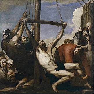 圣菲利普殉难 The Martyrdom of St. Philip (1639; Naples,Italy                     )，胡塞佩·德·里贝拉