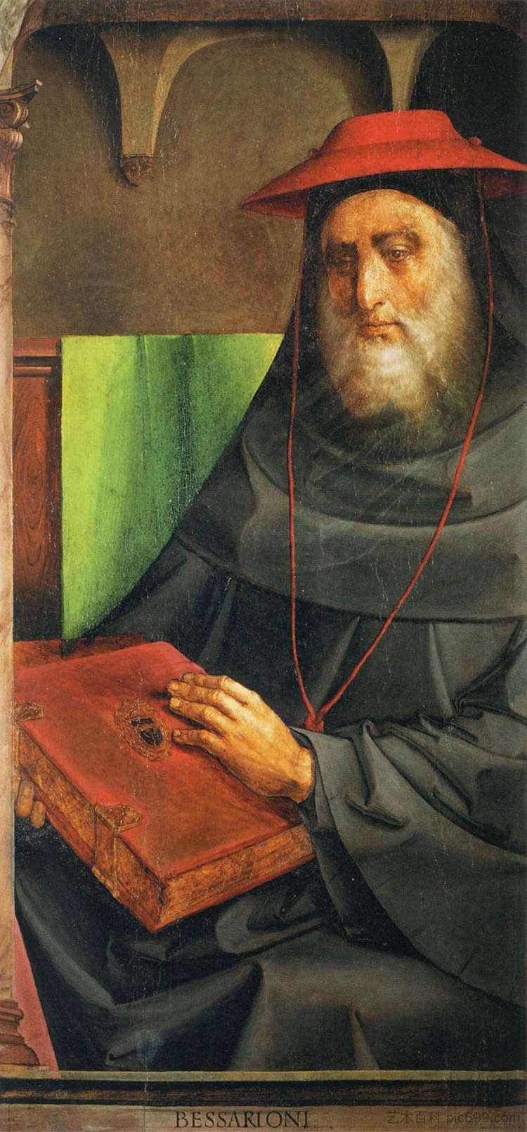 红衣主教贝萨里翁 Cardinal Bessarione (c.1476)，尤斯图斯·范根特