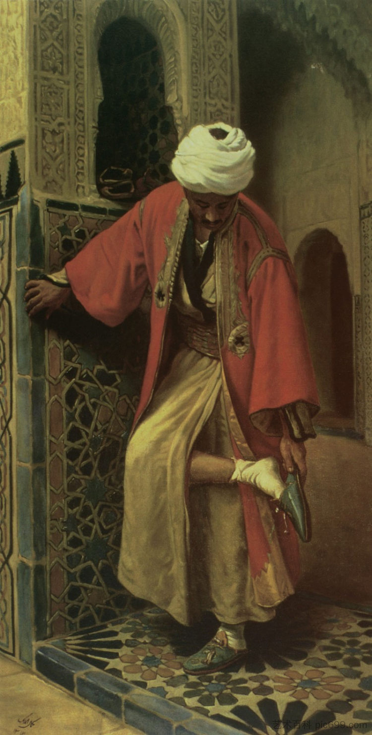 埃及男子 Egyptian man (1896; Iran,Islamic Republic of  )，卡玛勒·奥尔·莫克