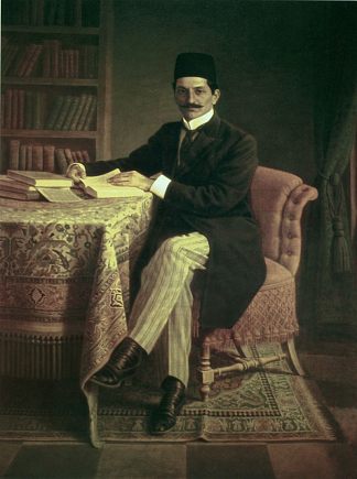 哈基姆·奥尔·莫尔克的肖像 Portrait Of Hakim-ol-Molk，卡玛勒·奥尔·莫克