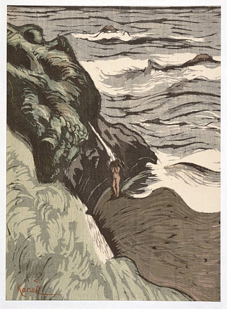 在布列塔尼洗澡 Bathing in Brittany，山本鼎
