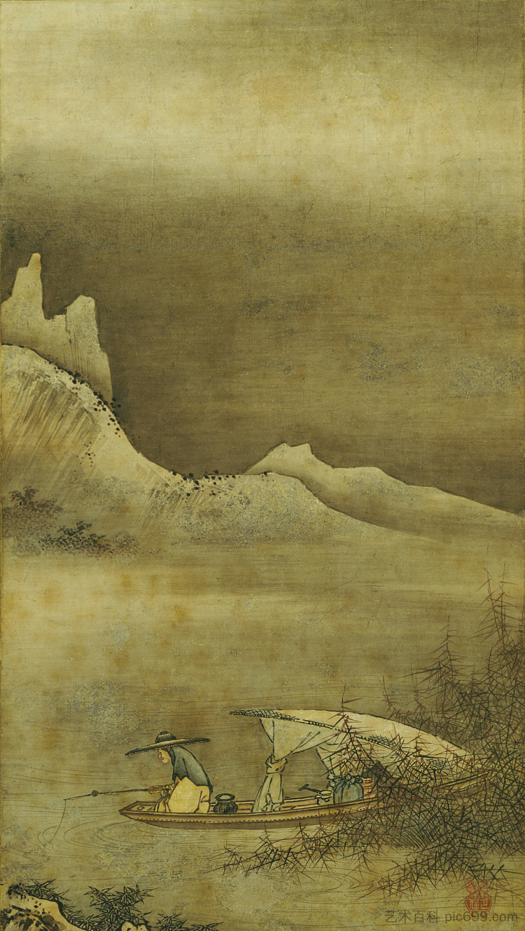 加野正信的风景（九州国立博物馆） Landscape by Kano Masanobu (Kyushu National Museum)，狩野正信