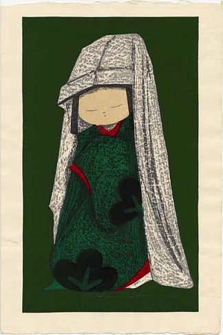 跳舞的人物（雪山茶花） Dancing Figure (Snow Camellia) (1950)，卡鲁卡瓦诺