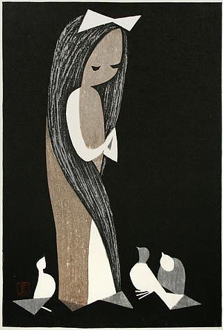 鸽子和女孩 Doves and Girl (1950)，卡鲁卡瓦诺