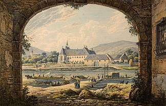 贝恩卡斯特尔库斯的库萨努斯基金会 The Cusanusstift in Bernkastel Kues (1831; Germany                     )，卡尔博德默