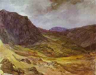 德尔福谷 Delphi Valley (1835)，卡尔·布留洛夫