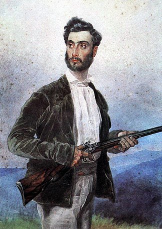 安东尼奥·蒂托尼的肖像 Portrait of Antonio Tittoni (1850 – 1852)，卡尔·布留洛夫