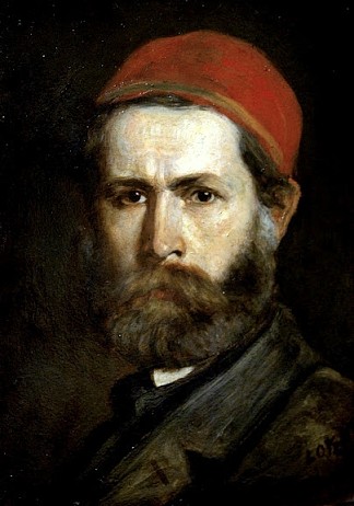 自画像 Self-Portrait (c.1875)，查尔斯·洛茨