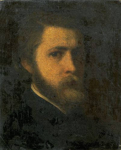 年轻时的自画像 Self-portrait in Younger Age，查尔斯·洛茨