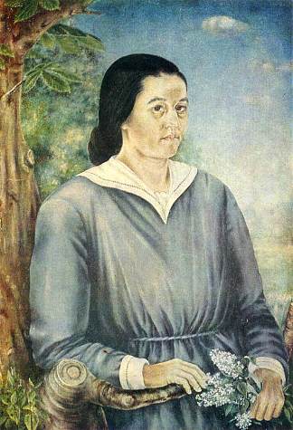 农民塔蒂亚娜·巴赫马赫的肖像 Portrait of farmer Tatiana Bakhmach (1932 – 1933)，卡特尼亚比洛克