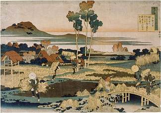 秋天的农民 Peasants in autumn，葛饰北斋