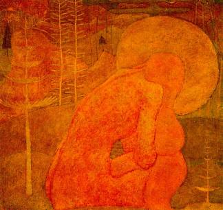 祈祷 Prayer (1907)，卡西米尔·马列维奇