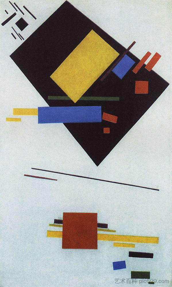 至上主义 Suprematism (1915)，卡西米尔·马列维奇