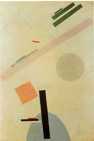 至上主义绘画 Suprematist Painting (1917)，卡西米尔·马列维奇
