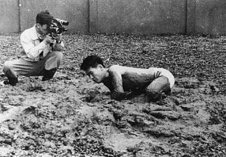 挑战泥浆 Challenging Mud (1955; Tokyo,Japan                     )，白发一雄