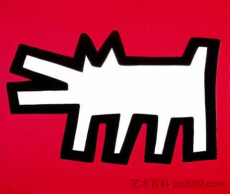 吠叫的狗 Barking Dog (1990)，基思·哈林