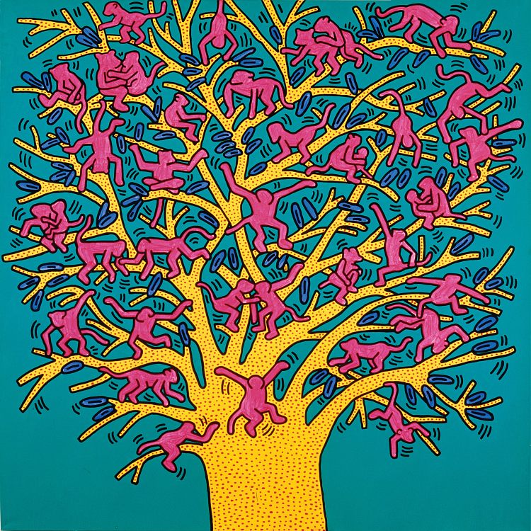 猴子树 The Tree of Monkeys (1984)，基思·哈林