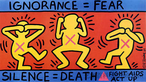 无知=恐惧 Ignorance = Fear (1989)，基思·哈林