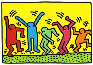 无题（舞蹈） Untitled (Dance) (1987)，基思·哈林