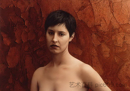 女人/红墙 Woman w/ Red Wall (1998)，肯特·贝洛斯