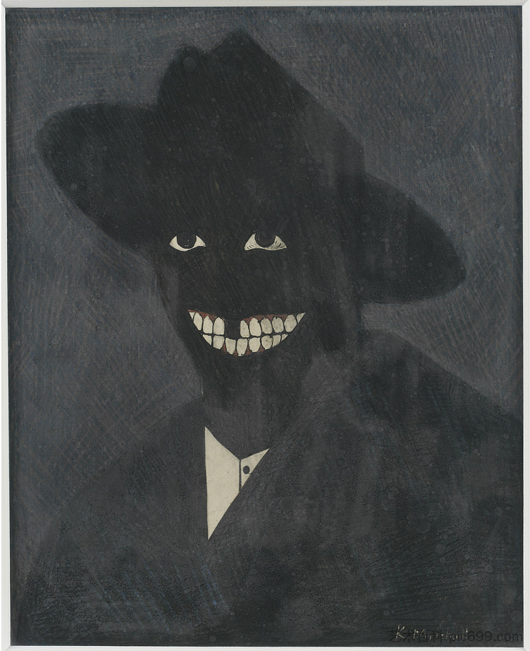 艺术家的肖像作为他以前的自我的影子 A Portrait of the Artist as a Shadow of His Former Self (1980),克里·詹姆斯·马歇尔