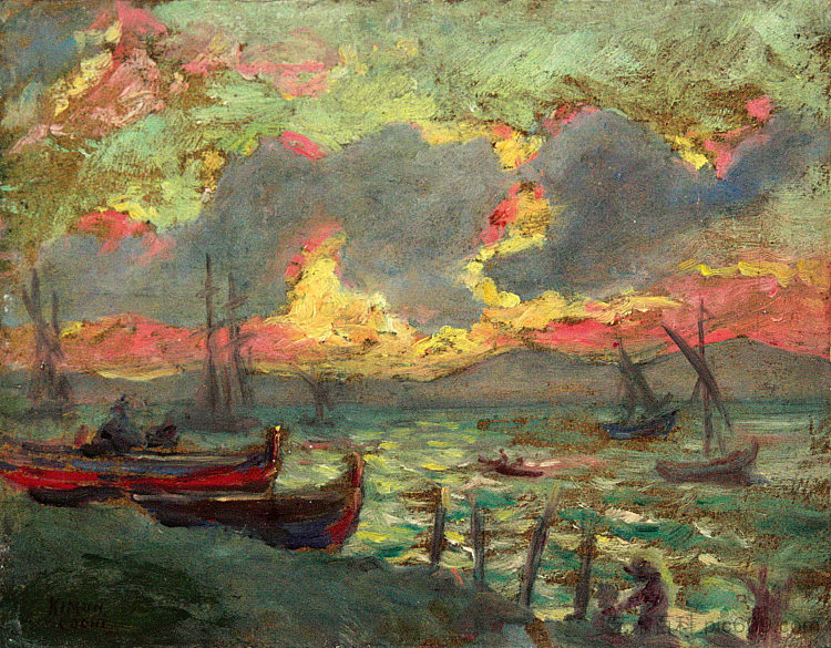 岸上的船 Boats on the Shore，基蒙罗吉