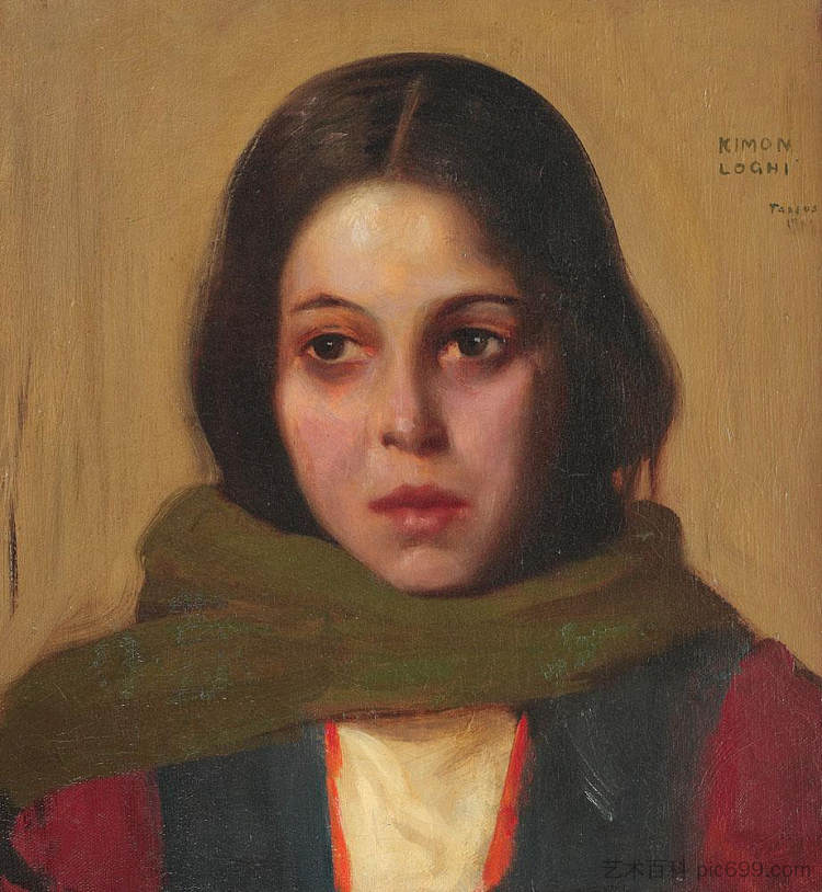 来自塔索斯岛的女孩 Girl from Tassos Island (1906)，基蒙罗吉