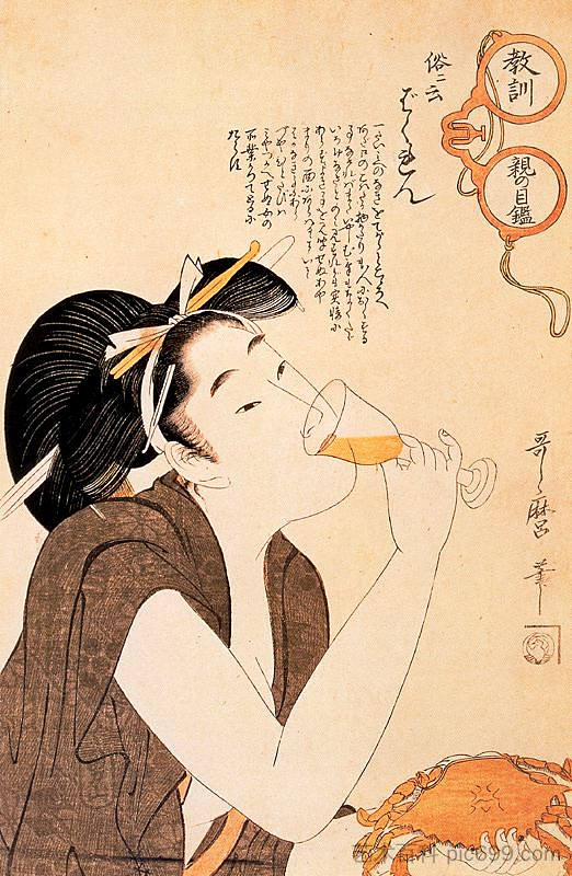 日本国内场景 Japanese Domestic Scene,喜多川歌麿