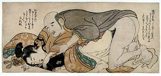 男夫妇 Male Couple (1802)，喜多川歌麿