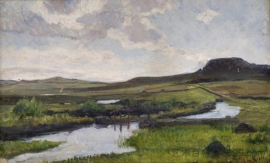 贾伦的风景 Landscape from Jæren，基蒂·兰格·基兰德