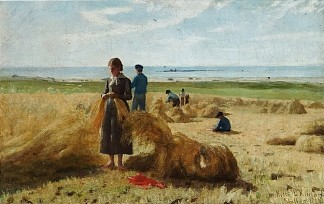 Slåttonn På Kvalbein, Jæren Slåttonn På Kvalbein, Jæren (1884)，基蒂·兰格·基兰德