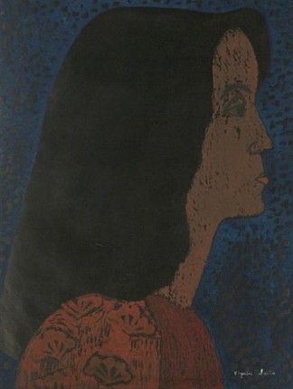 棕发女人简介 Profile of Brown Haired Woman (1947)，斋藤清