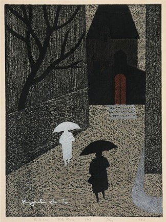 雨 巴黎 （A） Rain Paris (A) (1960)，斋藤清