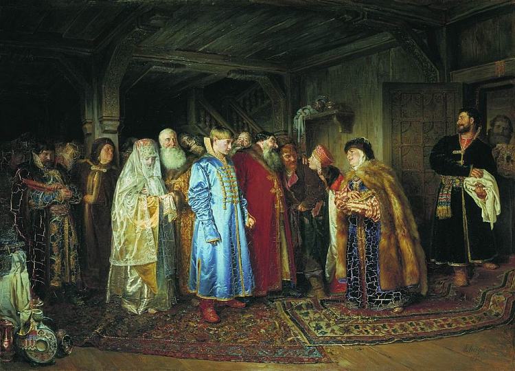 博雅尔婚礼 Boyar Wedding (1883; Russian Federation  )，克拉夫迪瓦西里耶维奇列别杰夫