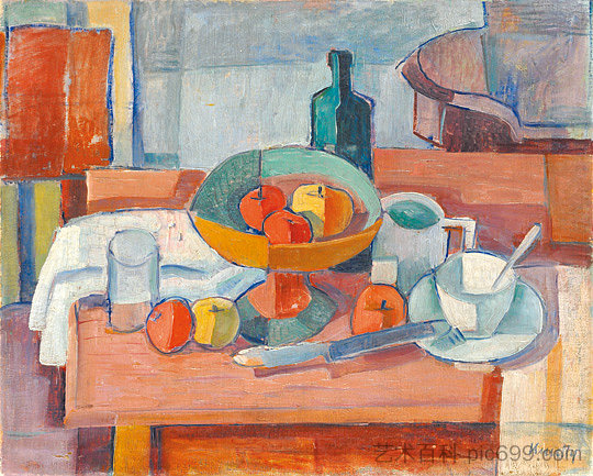 静物画 Still Life (c.1920 - c.1930)，卡梅第·亚诺什