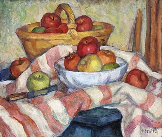 静物与水果 Still Life with Fruits，卡梅第·亚诺什