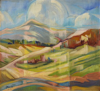 景观 Landscape (1932)，卡梅第·亚诺什